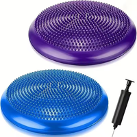 Disco de Equilibrio Inflable Multiusos en Oferta, 33 cm de Diámetro, PVC Duradero, Antideslizante, Impermeable, para Yoga, Ejercicio y Fitness