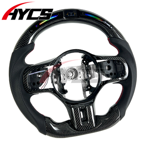 <span class=keywords><strong>Volante</strong></span> Deportivo JDM Personalizado con Cuero Napa, Fibra de Carbono y LED para <span class=keywords><strong>Mitsubishi</strong></span> Lancer Evolution EVO X - Product Image 4