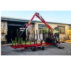 ייעור משק מכונות ציוד הידראולי טרקטור הידראולי 6.5 מ 'עץ עץ מקרן עם מנוף הרחבה 10 טון קרן הרחבה - Product Image 4