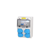 Boîtier de maintenance électrique 170 * 248 * 140mm 1p IP44/67 en PC pour prise industrielle et boîte de sortie électrique