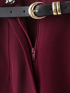 2025 autunno donna nuova moda <span class=keywords><strong>cintura</strong></span> casual decorata <span class=keywords><strong>con</strong></span> <span class=keywords><strong>pantaloni</strong></span> dritti retrò donna chic cerniera decorata <span class=keywords><strong>con</strong></span> <span class=keywords><strong>pantaloni</strong></span> slim. - Product Image 4