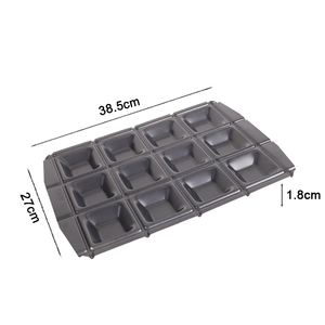 Ensemble de moules à tartelettes EZ Pockets, moule à pâtisserie, découpe-pâte, antiadhésif, acier au carbone, 12 cavités, 6 cavités, formes variées, passe au lave-vaisselle - Product Image 3