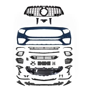Nouveau pare-chocs avant pour <span class=keywords><strong>Mercedes</strong></span>-Benz Classe A W177 importé, en PP, kit carrosserie <span class=keywords><strong>AMG</strong></span> Classe <span class=keywords><strong>A45</strong></span>, à visser, garantie 1 an - Product Image 1