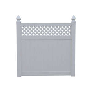 Barato Pvc valla piquete vinilo retráctil al aire libre enrejado y puertas decorativas <span class=keywords><strong>8</strong></span> 'alto jardín valla de plástico - Product Image 3