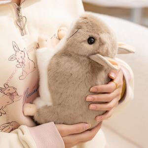 Peluche <span class=keywords><strong>chinchilla</strong></span> réaliste en position couchée, jouet en peluche mignon pour enfants, cadeau en peluche animal - Product Image 5