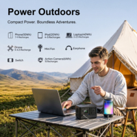 Centrale Électrique Portable 150W 350W en Gros avec Batterie LiFePO4, Charge Sans Fil, Entrée Solaire MPPT, Logo Personnalisé, Générateur d'Énergie Extérieur
