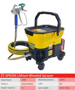 Máy phun sơn không khí 2025, xoay 360 độ, dung tích lớn 7L, dùng được trong nhà và ngoài trời - Product Image 2