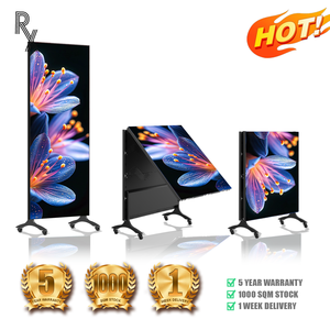 Pantalla LED Plegable Inteligente RX para Interiores, Personalizable, 4K, P1.25, para Ascensores, Aeropuertos, Educación, Publicidad, <span class=keywords><strong>Tiendas</strong></span> Minoristas - Product Image 1