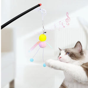 <span class=keywords><strong>Jouet</strong></span> pour chat Dragonfly Teaser Wand, <span class=keywords><strong>jouet</strong></span> de pêche pour chat, <span class=keywords><strong>jouet</strong></span> pour <span class=keywords><strong>chaton</strong></span>, plume pour <span class=keywords><strong>chaton</strong></span>, collection pour animaux de compagnie, divertissement autonome, soulagement de l'ennui - Product Image 4
