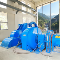 Turbin Hidro Otomatis Forster Remote Control 5MW Turbin Pelton Pembangkit Listrik Tenaga Air Generator Listrik 400V 92%-96%