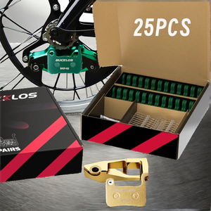 25 对 BUCKLOS 陶瓷盘式刹车片，适用于 BMX 公路自行车、巡洋车 - 耐用半金属液压刹车片，适合儿童自行车 - Product Image 2