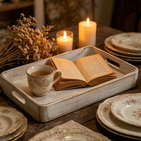 Assiettes et plateaux rectangulaires en bois faits à la main, durables, écologiques, au design Japandi vintage personnalisable, pour le thé, les fruits, les légumes, la maison