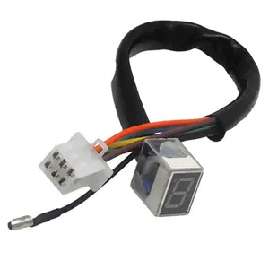 Led האוניברסלי הדיגיטלי Gear Indicator אופנועים 8 תצוגה דיגיטלית מד מהירות מחוון אופנוע תצוגת משמרת מנוף חיישן