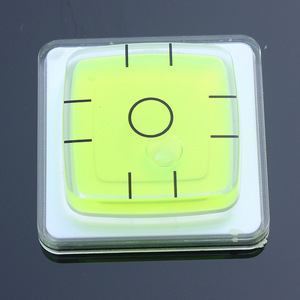 Nivel de burbuja cuadrado de acrílico verde 45x45x12mm para medición de nivelación de vehículos - Product Image 3