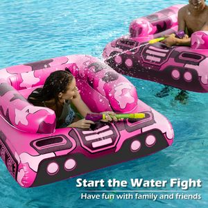 Không Trượt Tank <span class=keywords><strong>Inflatable</strong></span> Hồ Bơi <span class=keywords><strong>Float</strong></span> Với Súng Nước An Toàn Cho Người Lớn Trẻ Em Hồ Bơi Bãi Biển Hồ Đảng Bơi Đồ Chơi - Product Image 3