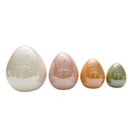 Oeufs de Pâques en céramique bon marché Oeufs décoratifs en céramique Oeufs en porcelaine
