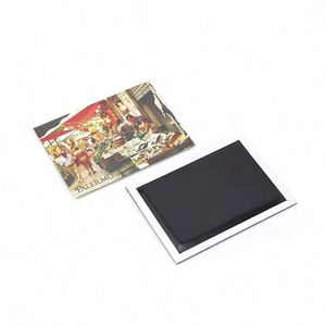 Factory Sale Cardboard Badge Accessories Square <b>Fridge</b> Magnet Sticker - Product Image 4