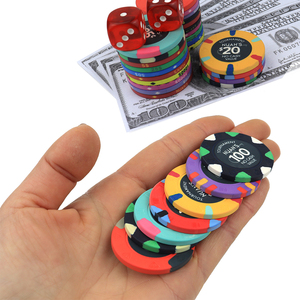 Bán Sỉ Chip Poker Bằng Gốm 39Mm Sang Trọng Bộ Monte Carlo 10G Tùy Chỉnh Logo Của Bạn Khắc Cho Trò Chơi Casino - Product Image 1