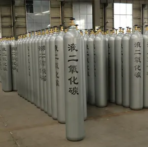 Les fabricants vendent des cylindres/réservoirs sans soudure à haute pression de 5l, 10l, 15l, 20l, 40l, 50l, pour l'oxygène, le co2, l'argon, l'azote et l'hélium