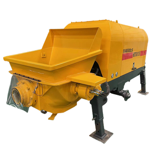 Mobile <b>Small</b> Mortar <b>Pump</b> with Motor Model Qwp30s 25m/h Productivity Remote Control for Concrete Construction - Product Image 6
