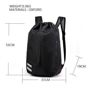 <b>Waterproof</b> <b>Drawstring</b> Gym Sport Backpack Mochilas Outdoor Training Basketball <b>Bag</b> Backpack - Product Image 2