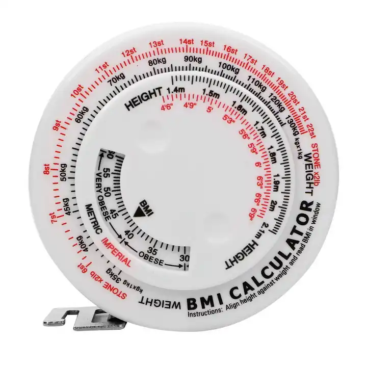BMI Body Mass Index Retractable Tape Measure Calculator For Diet