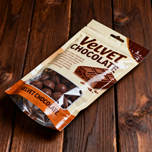 ג 'לי אריזת מזון מותאם אישית, ג' לי בשר בקר, אגוזים, נייר אלומיניום שוקולד סטנד אפ שקיות ziplock עם חלון ברור רוכסן - Product Image 3