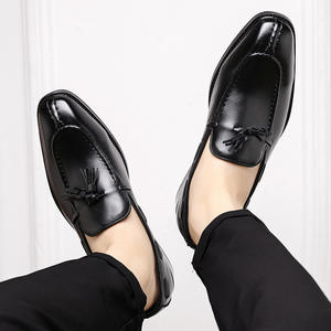 Zapatos Oxford de Hombre Británicos, Impermeables, de Cuero Genuino, Punta Cerrada, Hechos a Mano, para Boda, Formales, Casuales de Negocios, Antideslizantes, con Hebillas y Correas - Product Image 5