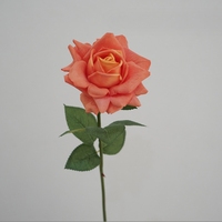Real Touch Artificielle Silicone Rose Fleurs pour La Décoration Intérieure Choix Populaire Saint Valentin Noël Nouvel An Chinois Nouvel An