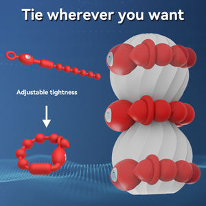 加热自慰杯，带9种振动模式可调环男性摇摆器，带柔软逼真通道男性性玩具 - Product Image 3