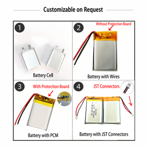 656090 3.7V 5000mAh 충전식 리포 배터리 6060100 카메라 파워뱅크 태블릿 전자 장난감 656090 리튬 폴리머 배터리 - Product Image 6