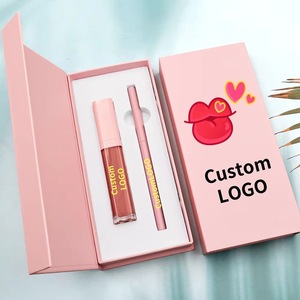 Kit de rouge à lèvres liquide et crayon à lèvres 2 en 1, waterproof, longue tenue, végan, marque privée, 16 couleurs, rouge à lèvres mat et crayon à lèvres - Product Image 2
