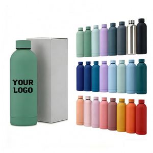 Xd284 Customized Logo 500Ml Double Wall Vacuum <b>Flask</b> Insulated Custom Tumbler Stainless Steel Bottles <b>Drink</b> Water Bottle - Product Image 1