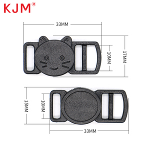 Precio de fábrica, muestra gratis, hebilla de plástico de liberación ajustable para correas de mascotas, collares para mascotas, prendas para mascotas, hebilla de gato de 10mm - Product Image 3