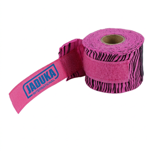 Vendas de boxeo multicolor más vendidas con logo personalizado y estampado de cebra, hechas de mezcla de algodón, resistentes al agua, transpirables y duraderas. - Product Image 1