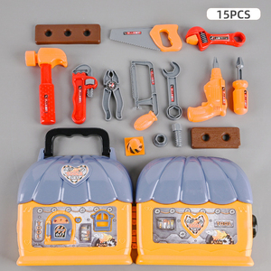 Ensemble de jouets d'imitation pour maisonnette avec lumière et musique, boîte de rangement portable, outils de construction et de réparation, jouet éducatif pour enfants - Product Image 4