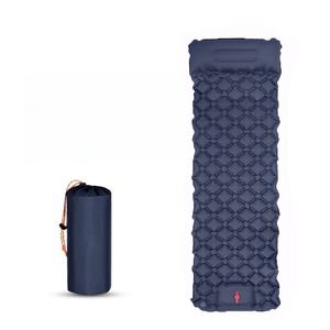 Matelas <span class=keywords><strong>de</strong></span> <span class=keywords><strong>couchage</strong></span> gonflable ultra léger en PVC avec oreiller intégré, motif hexagonal, pompe intégrée, imperméable - Product Image 3