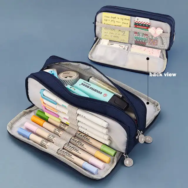 Multi Compartment Large Capacity Pencil Case