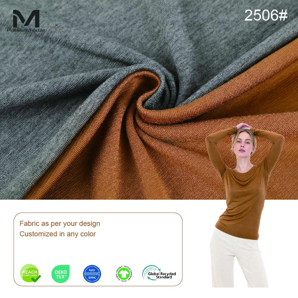 Four Way Stretch Resilient Lyocell Wool Blend Fabric For Performance Ready Sporty Outfits And Functional Modern Stylings 2506#