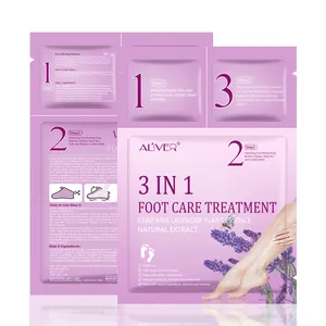 Lavendel reinigungs mousse Fußpflege behandlung 3 in 1 Peeling Fußpeeling-Maske