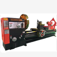 Tour horizontal de haute précision pour travaux lourds avec broche de haute précision (5-742 tr/min) et mandrin à 3/4 mors