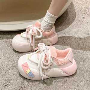 2024 Newest Colorful Casual Old <strong>Daddy</strong> Shoes Trendy Soft Soled Elevated Board Shoes Fashion Sports Shoes for Women - Product Image 2