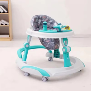 Marchettes rondes à bas prix pour bébés, chaise de marche pliable pour bébé avec roues, cadre en plastique, musique pour bébés et enfants - Product Image 3