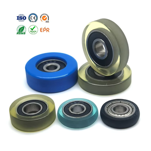 विरोधी जंग पोम नायलॉन पु प्लास्टिक पॉलीयुरेथेन रोलर 608 साथ 8x30x7 मिमी plelevel व्हील - Product Image 1