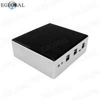 Mini PC de 10.ª Generación con Procesador Core I5 10210U/I7 10510U, Refrigeración por Ventilador, 2*DDR4, 4K 60Hz, TYPE-C, HD, DP, Gráficos UHD, WiFi, Windows 11, para Uso Empresarial
