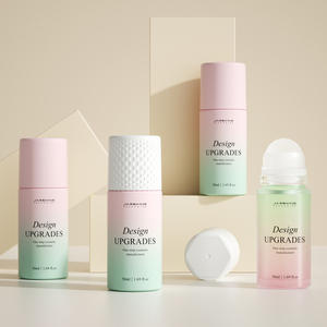 Large Capacity 50ml 25ml Luxury Glass Essential Oil Roller <strong>Bottle</strong> Packaging Container Clear Body Deodorant <strong>Roll</strong> <strong>on</strong> <strong>Bottle</strong> - Product Image 5