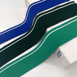 Cổ áo dệt kim <span class=keywords><strong>s</strong></span>ọc dọc, chất liệu 95% <span class=keywords><strong>s</strong></span>ợi Mercerized cao cấp, 5% Spandex, không co rút - Product Image 4