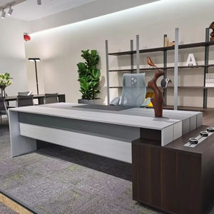 โต๊ะแบบเรียบง่ายทันสมัยสำหรับนักเรียนที่บ้านดีไซน์แผงไม้แบบแยกส่วนสำหรับห้องนอนโต๊ะหนังสือลิ้นชักสำหรับเขียนเป็นมิตรกับสิ่งแวดล้อมวอลนัท - Product Image 1