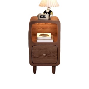 En stock: Mesita de noche mini de madera, mesita de noche ultraestrecha de estilo nórdico, mini mesa auxiliar para dormitorios pequeños. - Product Image 5