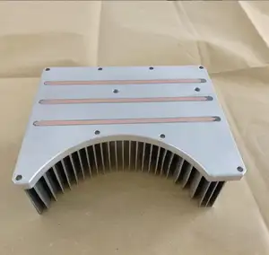 Heat pipe radiator buried pipe radiator liquid cooled plate heatsink